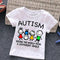 Camiseta Puzzle para Niños con Autismo