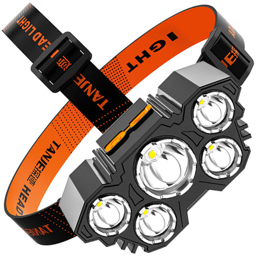 Lámpara Frontal LED Recargable Ultra Potente con 5 Luces - Image 11