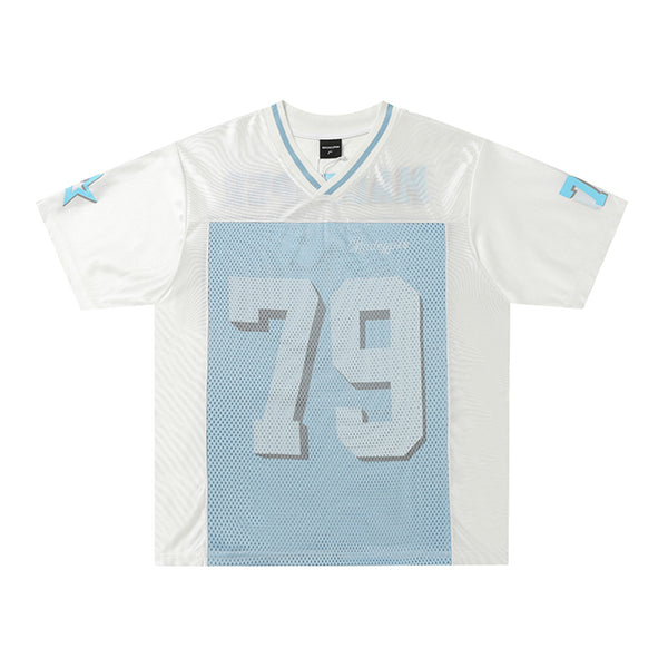 Playera Oversize Unisex de Malla Calada - Comodidad Fresca para Verano