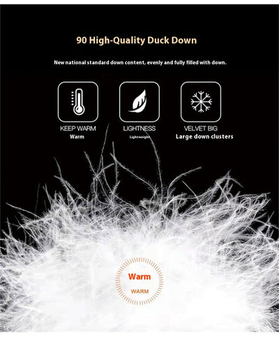 Chaqueta Polo con Plumón de Pato Blanco Premium - Abrigo Cálido y Elegante - Image 10