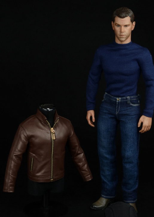 Traje de Agente en Cuero - Cuerpo Articulado sin Cabeza - Image 7