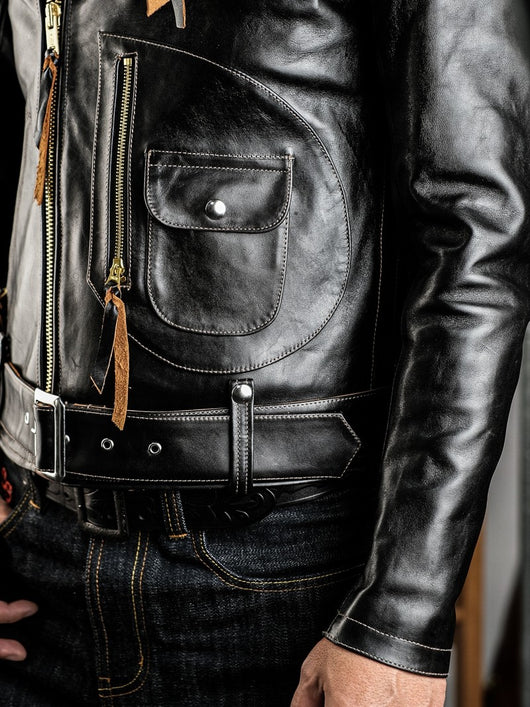 Chaqueta para Hombre con Cuello de Piel Desmontable y Cinturón Ajustable - Image 6