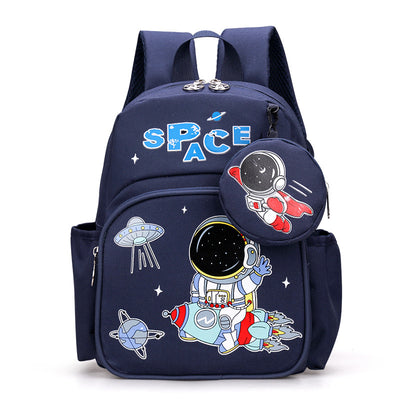 Mochila Escolar Infantil con Protección de Columna y Monedero de Dibujos Animados - Image 12