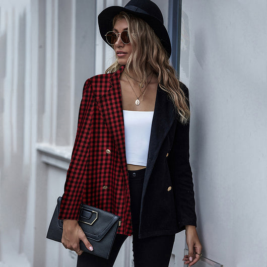 Blazer Bicolor Elegante para Mujer - Image 8