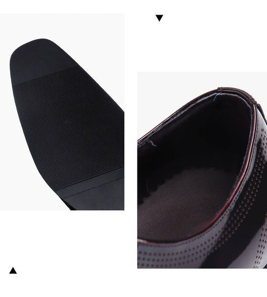 Zapatos de Cuero Británicos para Hombre - Elegancia Formal y Casual - Image 11