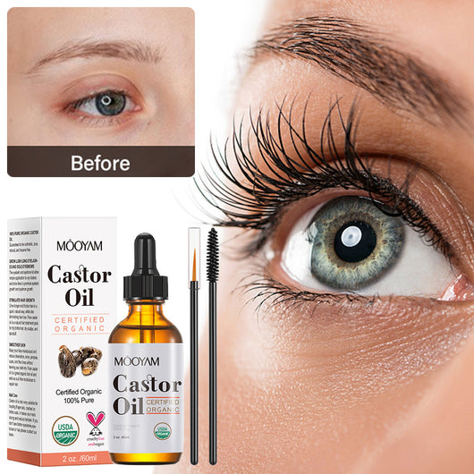 Aceite de Ricino Puro para Piel, Cabello y Cuidado de Pestañas