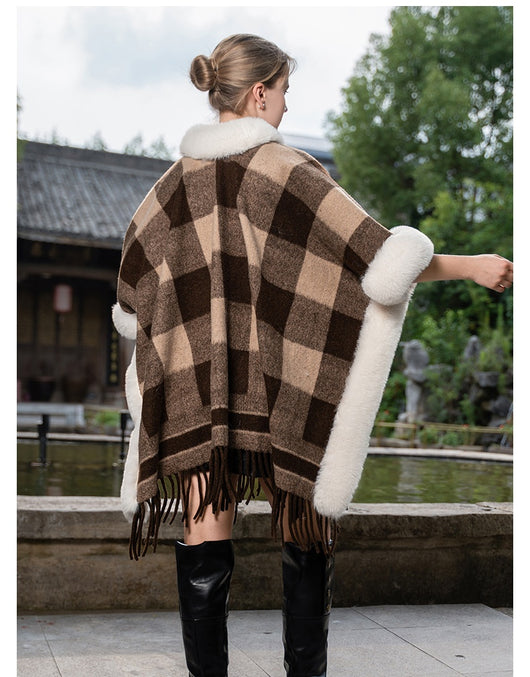 Capa Acogedora Talla Grande con Capucha Forro Polar Grueso y Cálido - Image 10