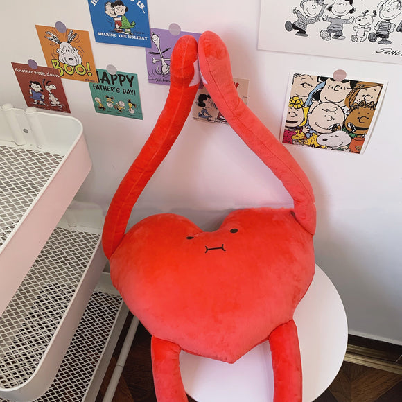 Almohada Abrazable Divertida con Piernas Largas - Peluche Cómodo
