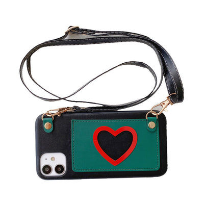 Funda de Cuero para Celular con Monedero y Correa Diagonal - Image 13