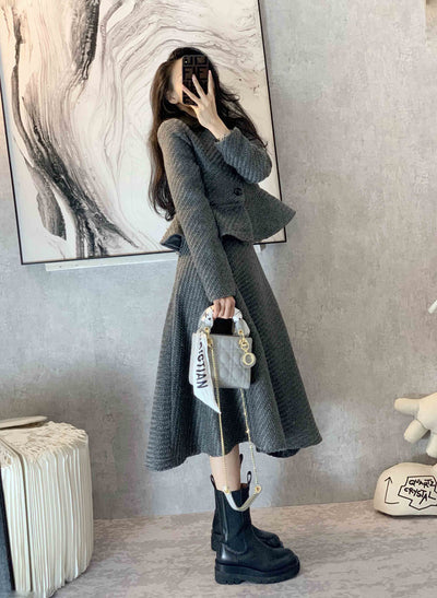 Traje Vestido de Lana con Fragancia Delicada para Mujer - Image 16