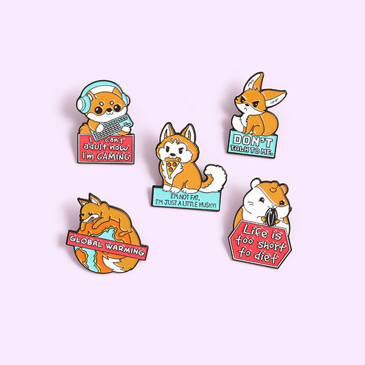 Broche de Animales Adorables - Colección Creativa de Dibujos Animados - Image 4