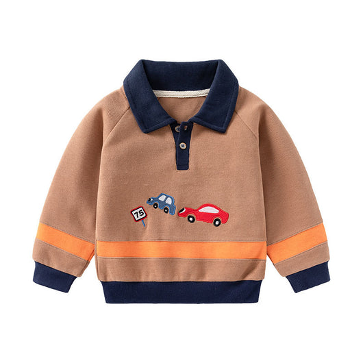 Camiseta Térmica Infantil Estampado Cartoon - Abrigo Suave y Cómodo para Otoño - Image 9