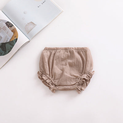 Shorts Infantiles de Algodón y Lino con Encaje - Image 18