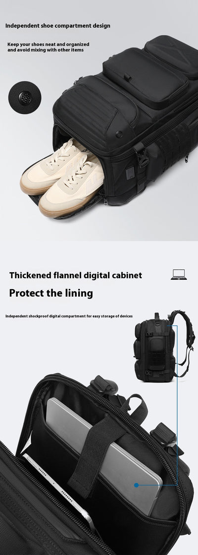 Mochila Multifuncional para Hombre - Viajes Cortos y Aventuras - Image 18