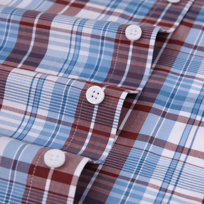 Camisa de Cuadros para Hombre en Algodón Puro de Manga Larga - Image 9