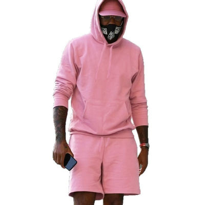 Conjunto de Sudadera y Shorts con Forro Polar para Hombre - Image 5