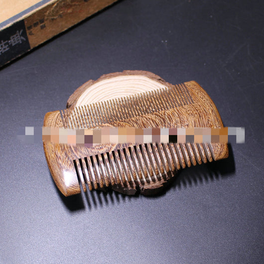 Peine de Madera de Sándalo Antiestático Hecho a Mano - Image 10