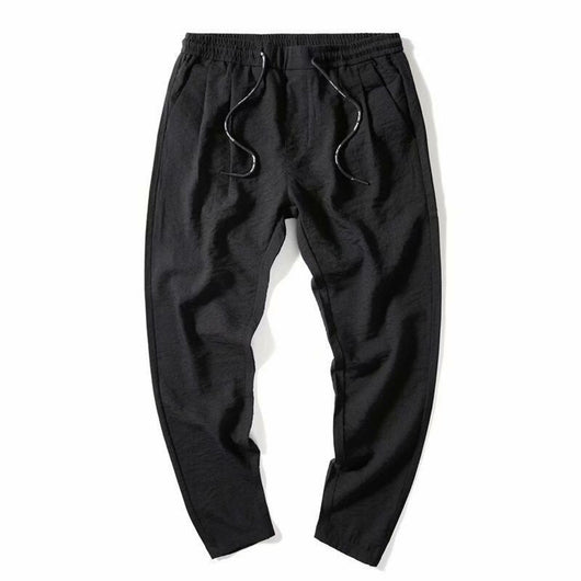 Pantalones Deportivos Frescos de Nueve Puntos - Corte Relajado - Image 7