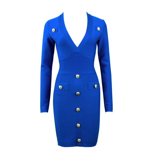 Vestido Elegante Entallado de Manga Larga para Mujer - Image 8