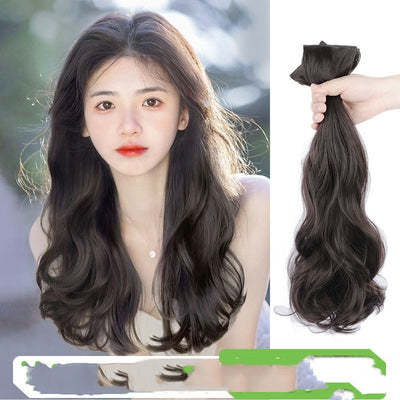 Extensiones de Cabello Ondulado Invisible - Peluca Postiza de Largo Volumen para Verano - Image 8