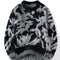 Men's Loose Crew Neck Sweater - Warm Autumn Winter Knit