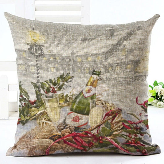 Funda de Almohada Navideña con Diseño de Papá Noel - Image 10