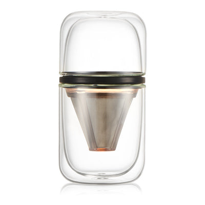 Taza de Viaje de Vidrio con Filtro Colgante para Café Artesanal - Image 12