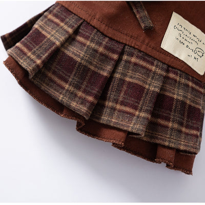 Vestido Suéter Cuadros para Mascotas - Falda Térmica Forrada en Fleece para Perros y Gatos - Image 26
