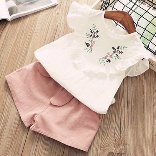 Conjunto Infantil de Niña: Playera y Pantalón Cómodo - Image 10
