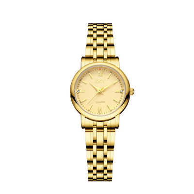 Reloj de Cuarzo Elegante con Esfera Redonda, Acero Inoxidable y Cristal de Zafiro - Image 6