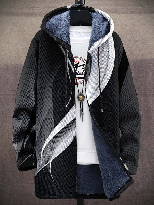 Chaqueta de Cuello Parado con Estampado Digital para Hombre - Image 15