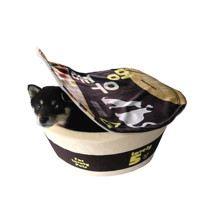 Arenero Cerrado para Gatos Diseño Fideos Instantáneos Shiba Inu Lindo - Image 10