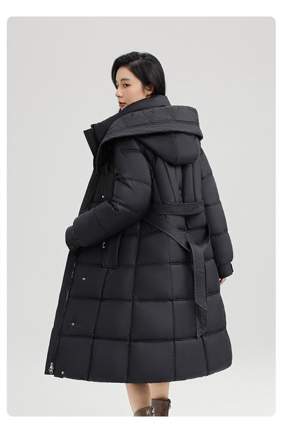 Abrigo Elegante Ajustado de Largo Medio para Mujer - Image 18