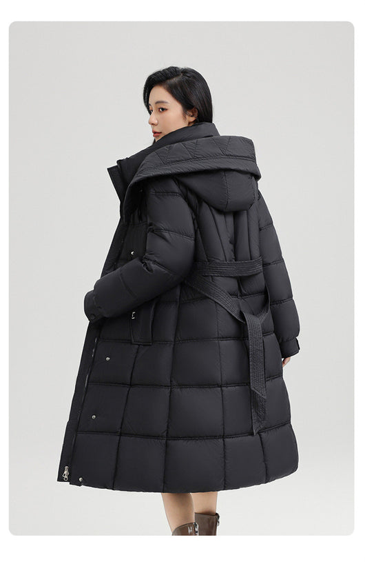 Abrigo Elegante Ajustado de Largo Medio para Mujer - Image 18