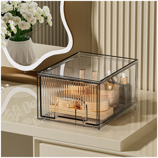 Organizadores de Acrílico Transparente Apilables - Cajones para Maquillaje, Cocina y Hogar - Image 5