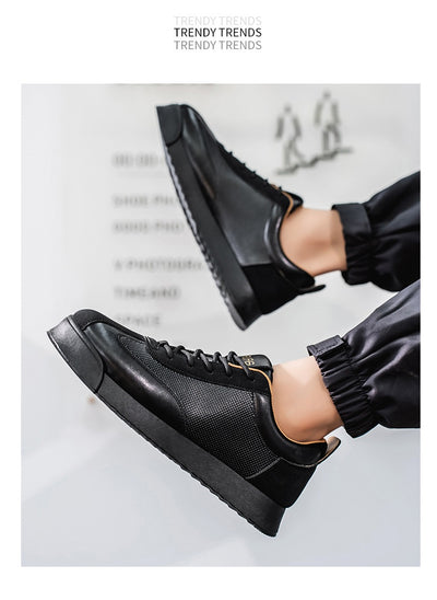 Zapatos de Cuero Negros Casuales para Trabajo - Image 21