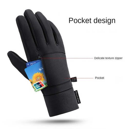 Guantes de Ciclismo Impermeables y Resistentes al Viento con Pantalla Táctil - Image 8