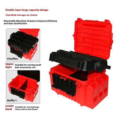 Caja de Carnada Doble Capa Grande para Pesca - Image 2