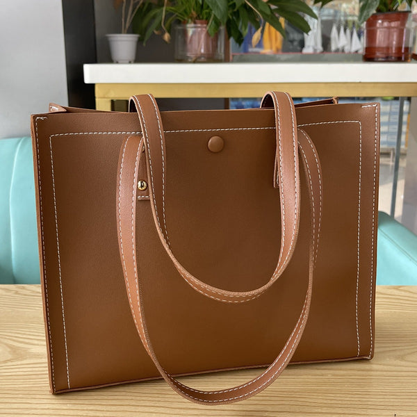 Bolso Tote Elegante con Diseño en Relieve - Estilo Europeo