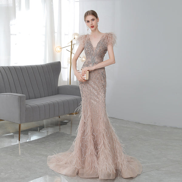 Vestido de Noche Sirena de Lujo Premium