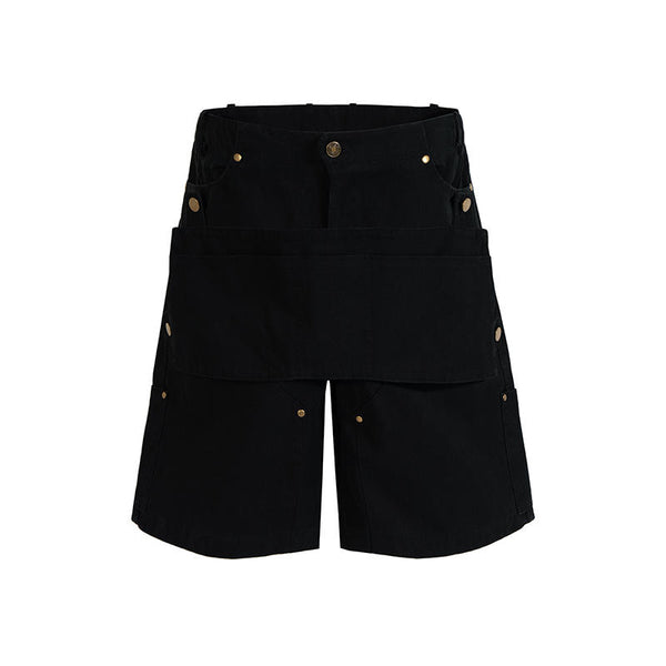 Pantalones Cortos Cargo Multifuncionales con Bolsillos Desmontables para Hombre - Image 2