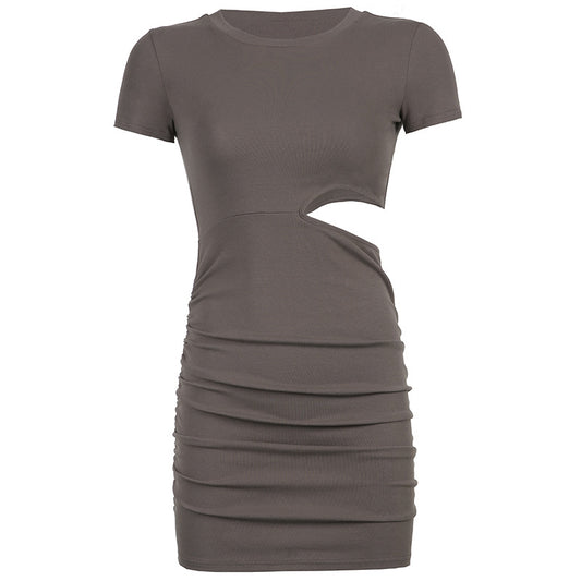 Vestido Ajustado Corto con Aberturas en Espalda y Cintura - Image 2