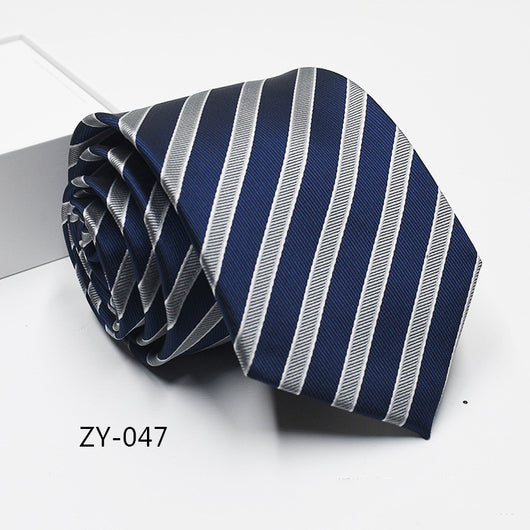 Corbata Clásica Rayada 1200D para Hombre - Elegancia Profesional - Image 48