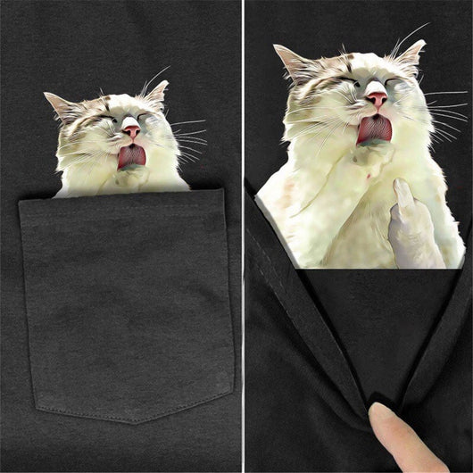Playera de Algodón con Estampado Animal de Manga Corta - Image 13