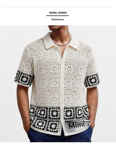 Playera Masculina Calada Transpirable de Punto Soluble - Image 10