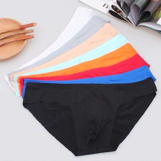 Calzoncillos Tipo Briefs Seamless de Seda Helada para Hombre - Image 12