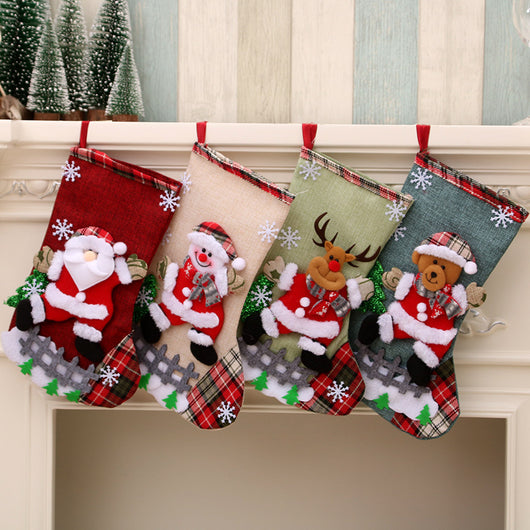 Bolsa de Regalo con Calcetines de Lino Medianos - Decoraciones Navideñas - Image 11