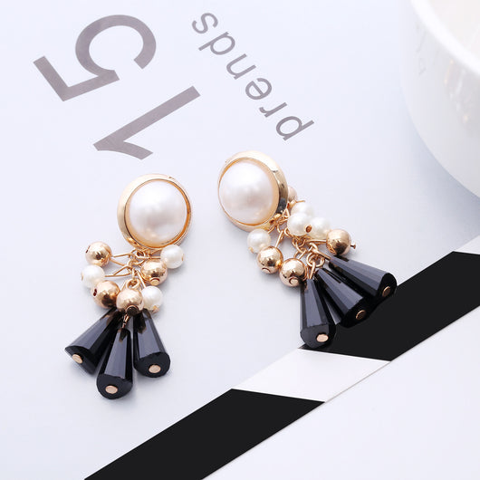 Aretes de Botón Dulces Estilo Estudiante para Mujeres - Image 2