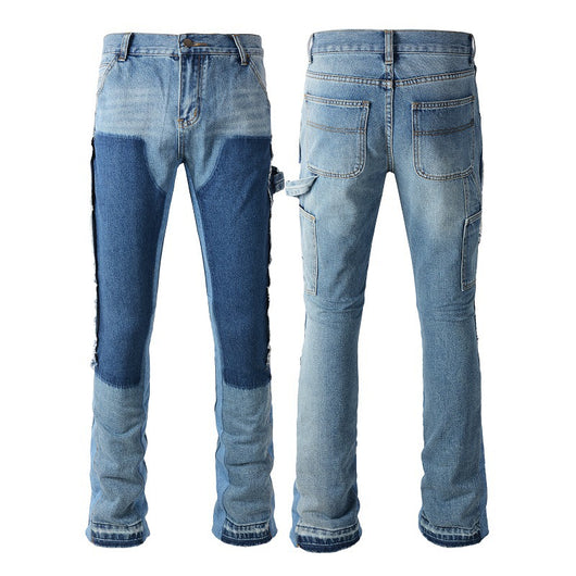 Jeans Retro de Contraste para Hombre - Image 13