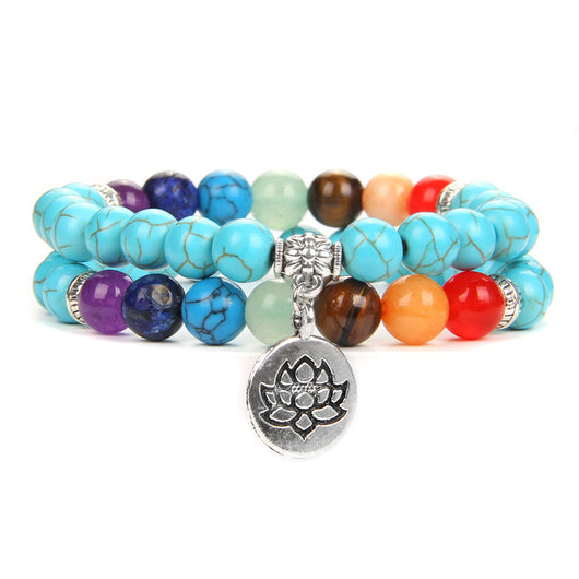 Pulsera de Chakras con Piedras Energéticas para Yoga y Meditación - Image 4